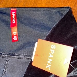 NWT SPANX Black Velvet Sexy Leggings